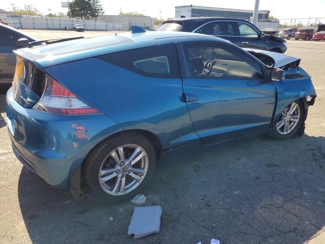 HONDA CR-Z EX 2011 blue  hybrid engine JHMZF1D62BS005636 photo #4