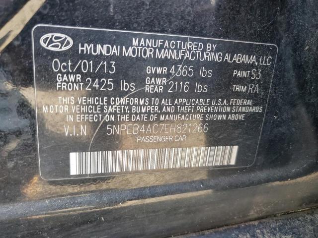 VIN 5NPEB4AC7EH821266 2014 Hyundai Sonata, Gls no.12