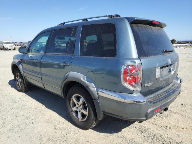 HONDA PILOT EX 2006 turquoise  gas 2HKYF18746H525910 photo #3