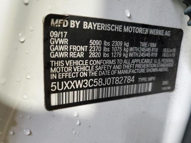 2018 BMW X4 XDRIVE2 - 5UXXW3C58J0T82784