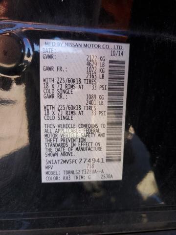 2015 NISSAN ROGUE S - 5N1AT2MV5FC774941