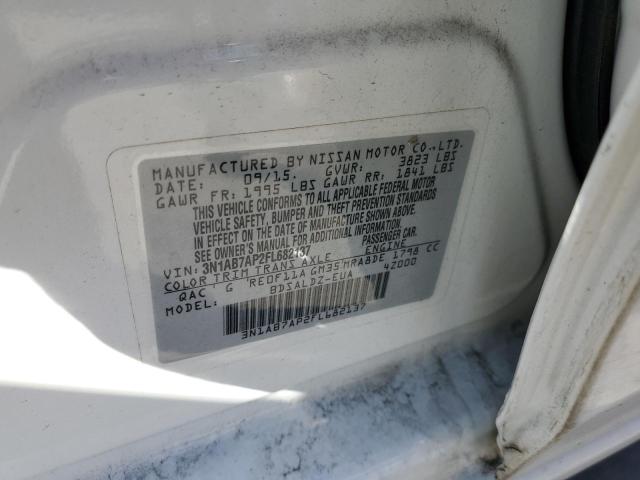 2015 NISSAN SENTRA S - 3N1AB7AP2FL682137