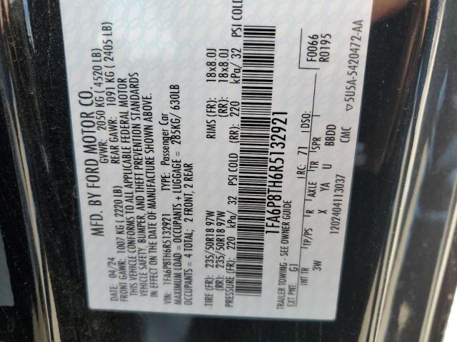 2024 FORD MUSTANG - 1FA6P8TH6R5132921