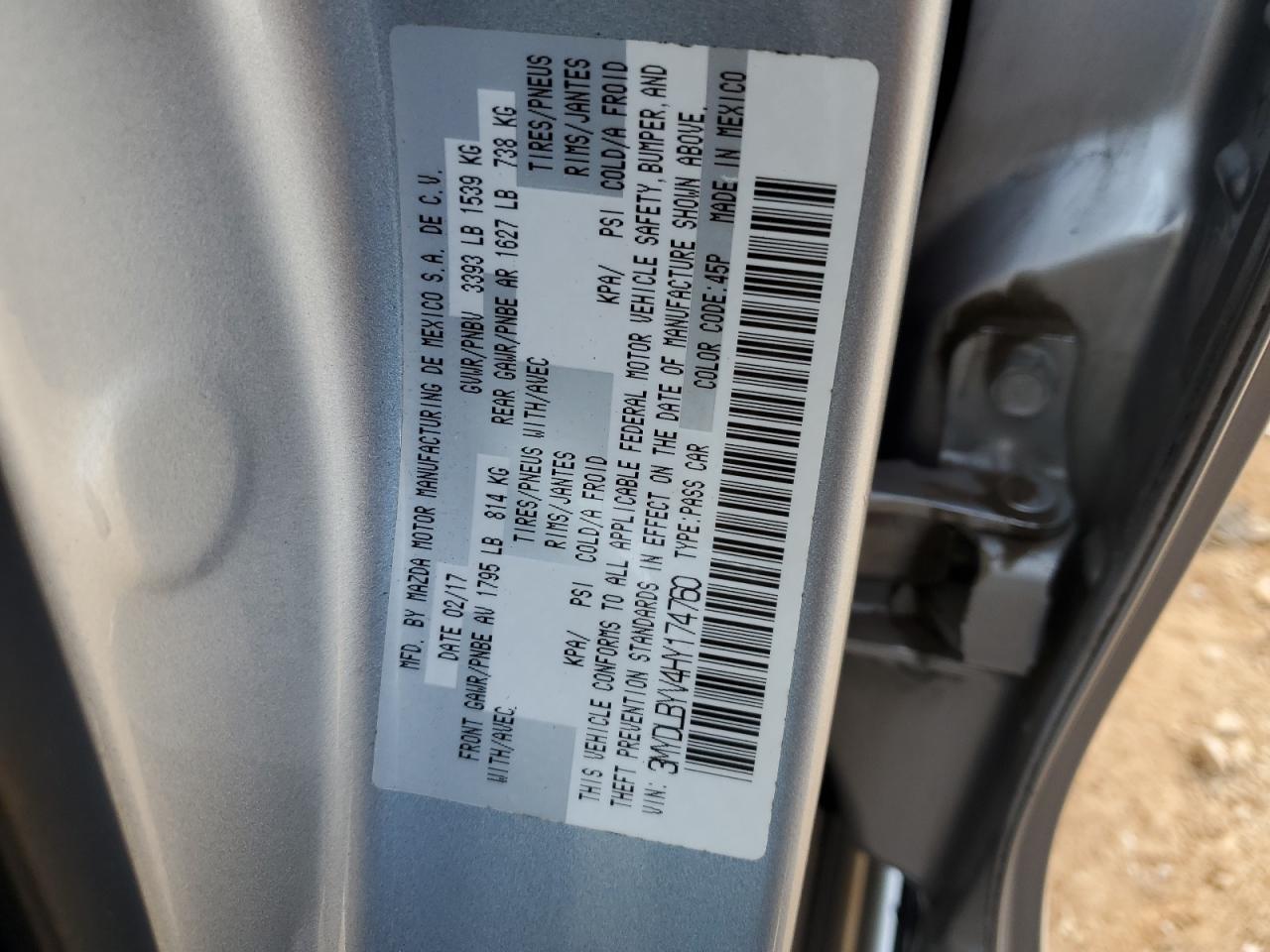 Lot #2979371628 2017 TOYOTA YARIS IA