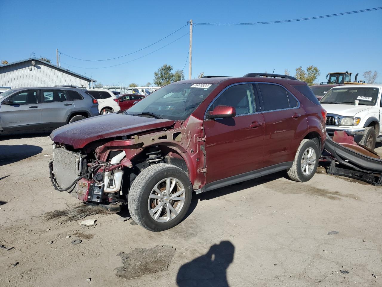 Lot #2955266623 2017 CHEVROLET EQUINOX LT