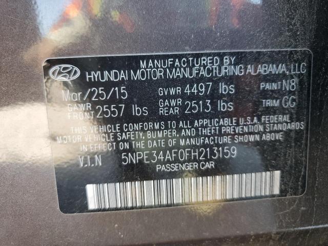 VIN 5NPE34AF0FH213159 2015 HYUNDAI SONATA no.13