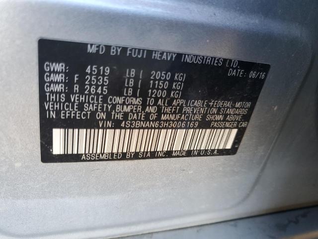 2017 SUBARU LEGACY 2.5 - 4S3BNAN63H3006169