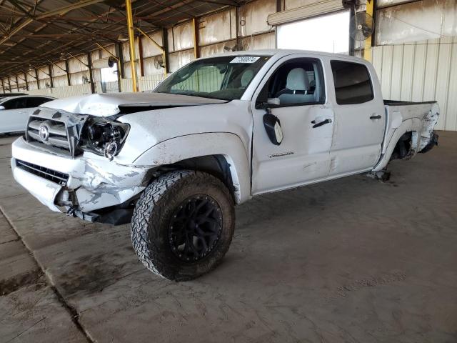 TOYOTA TACOMA DOU 2009 white crew pic gas 5TEJU62N69Z595826 photo #1