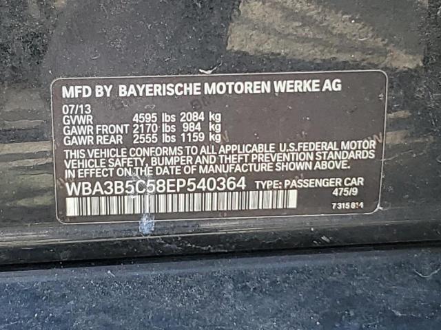 VIN WBA3B5C58EP540364 2014 BMW 3 Series, 328 Xi Sulev no.12