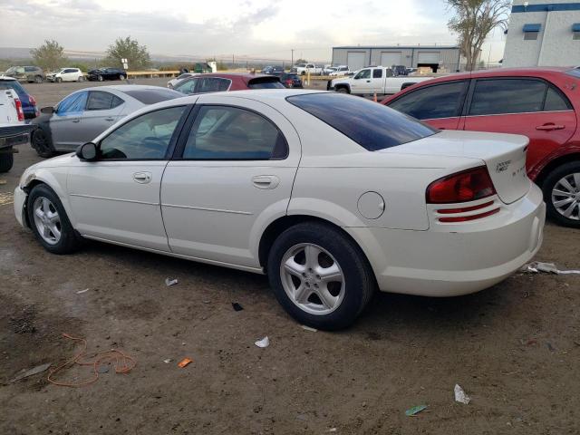 DODGE STRATUS SX 2005 white  gas 1B3EL46X75N654367 photo #3