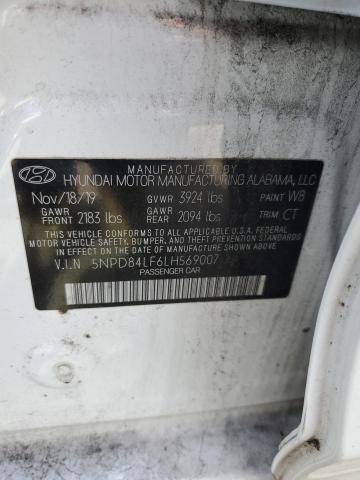 VIN 5NPD84LF6LH569007 2020 Hyundai Elantra, Sel no.12