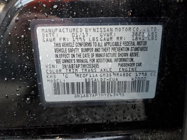 2017 NISSAN SENTRA S - 3N1AB7AP7HY263495