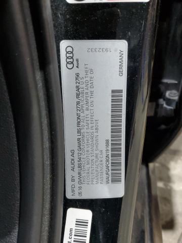 2016 AUDI A6 PREMIUM - WAUFGAFC8GN191688