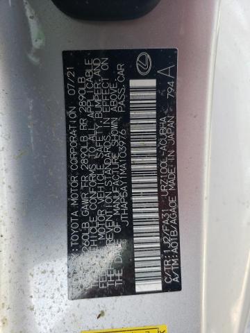 2021 LEXUS LC 500 JTHAP5AY1MA103976