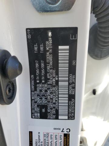 2019 TOYOTA 4RUNNER SR - JTEBU5JR7K5682951