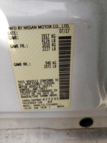 2017 NISSAN ALTIMA 2.5 - 1N4AL3AP8HC477235
