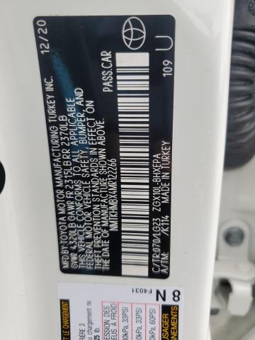 2021 TOYOTA C-HR XLE - NMTKHMBX4MR122266
