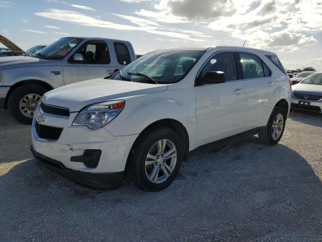 CHEVROLET EQUINOX LS 2014 white  flexible fuel 1GNALAEK6EZ130712 photo #1