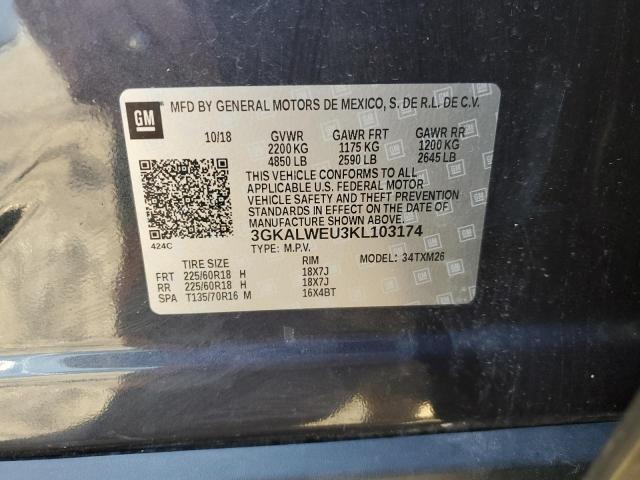 2019 GMC TERRAIN SL - 3GKALWEU3KL103174