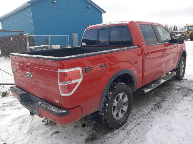 FORD F150 SUPER 2010 red  flexible fuel 1FTFW1EV3AFD87452 photo #4