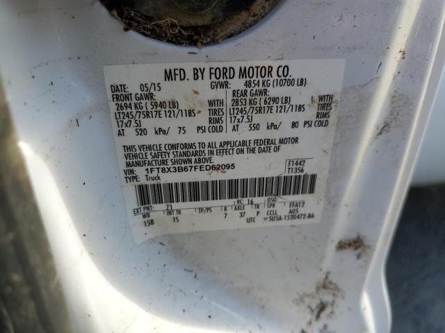 2015 FORD F350 SUPER - 1FT8X3B67FED62095