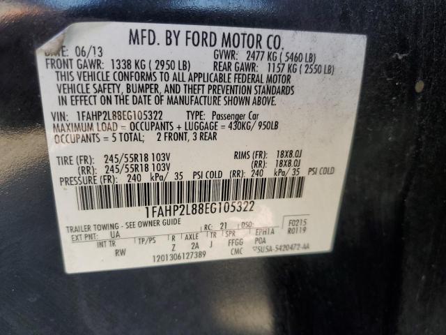 VIN 1FAHP2L88EG105322 2014 Ford Taurus, Police Inte... no.12