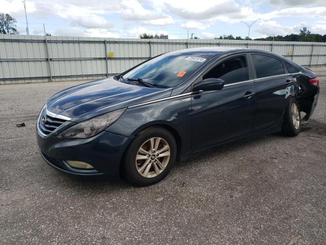 HYUNDAI SONATA GLS 2013 blue  gas 5NPEB4ACXDH681793 photo #1