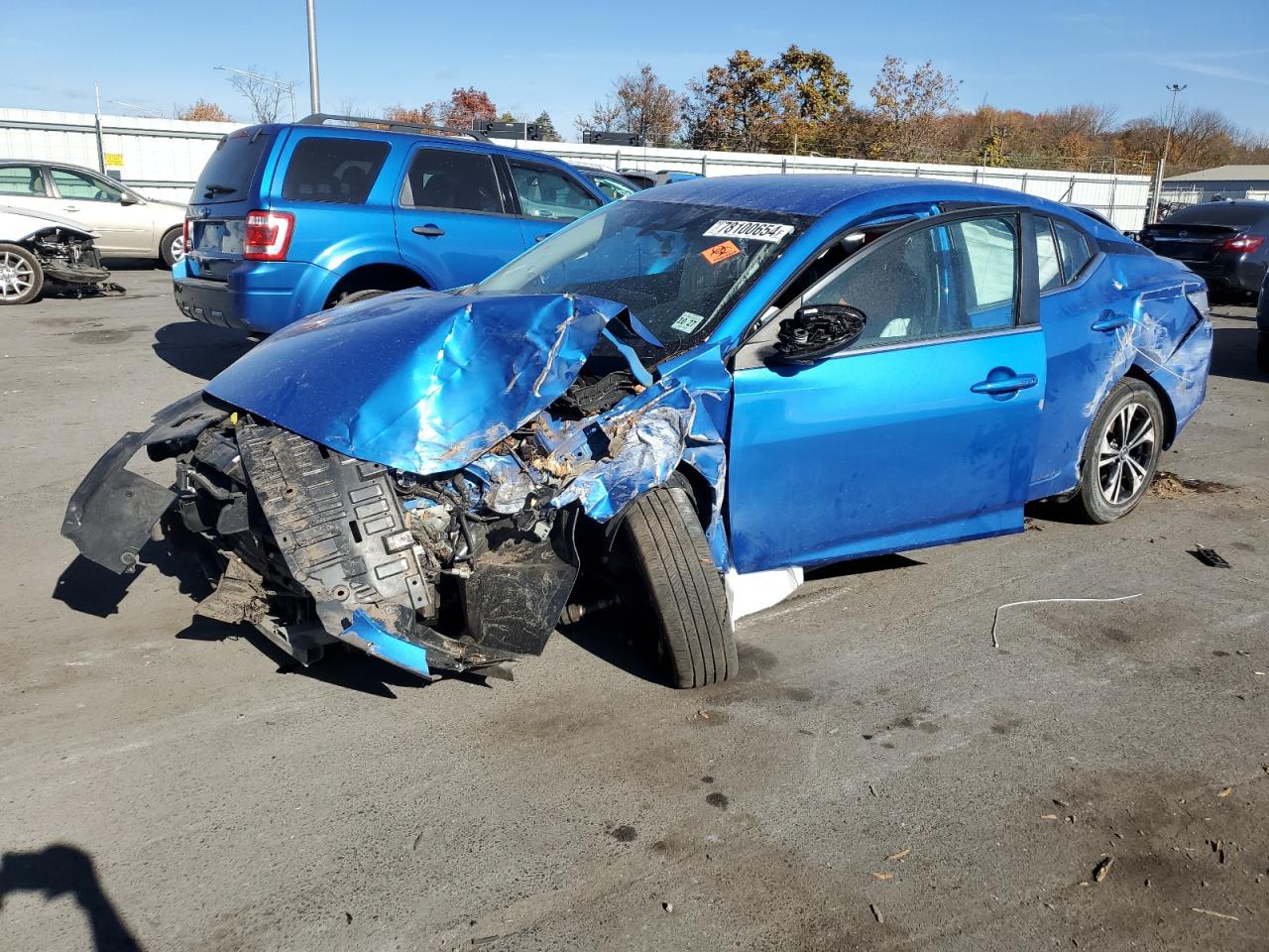 Lot #2960081351 2022 NISSAN SENTRA SV