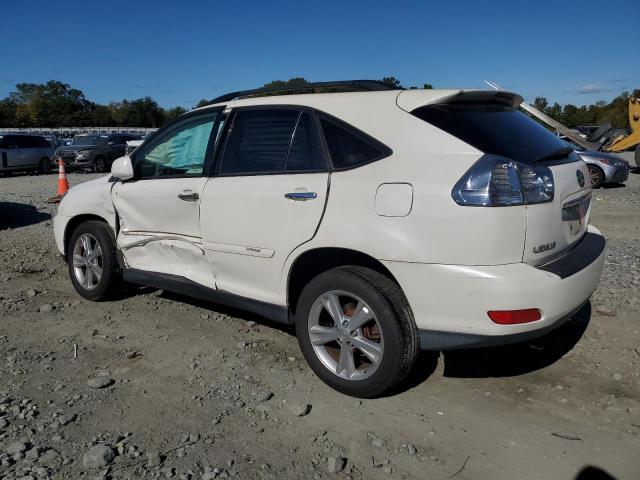 LEXUS RX 400H 2008 white 4dr spor hybrid engine JTJGW31U382851447 photo #3