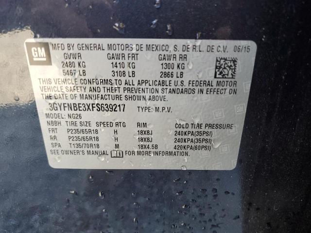 2015 CADILLAC SRX LUXURY - 3GYFNBE3XFS639217