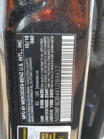 2019 MERCEDES-BENZ C 300 - 55SWF8DB4KU288627