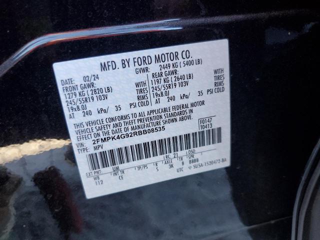 2024 FORD EDGE SE - 2FMPK4G92RBB08535