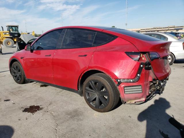 TESLA MODEL Y 2021 red  electric 5YJYGDEE8MF260891 photo #3