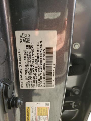 2020 HONDA PILOT EXL - 5FNYF5H55LB027893