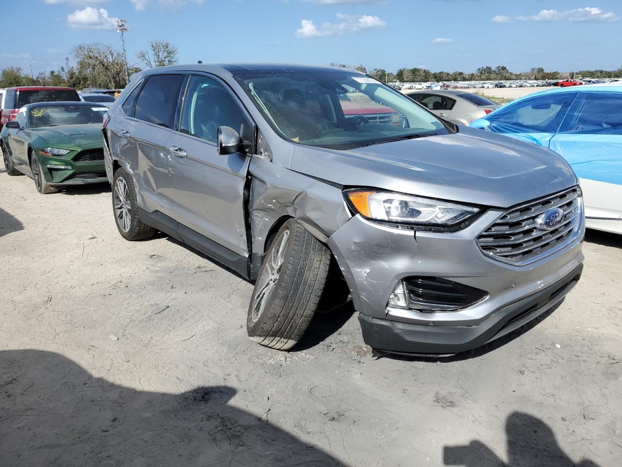 Lot #2986918747 2021 FORD EDGE TITAN