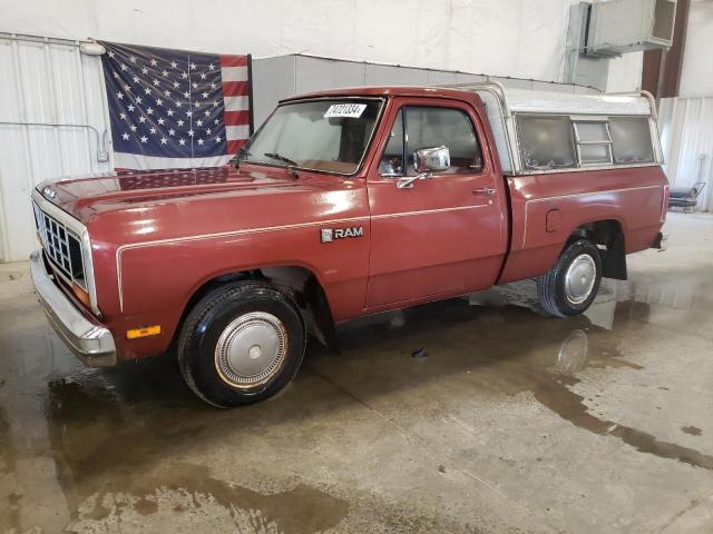 DODGE D-SERIES D 1985 maroon  gas 1B7FD14H8FS710782 photo #1