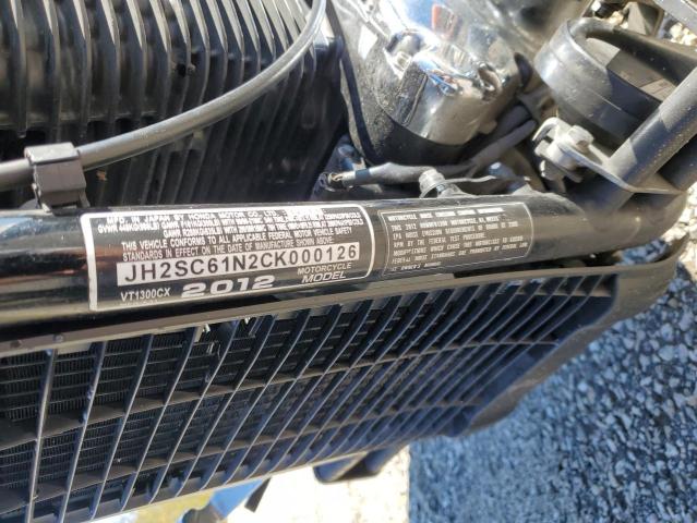 2012 HONDA VT1300 CX JH2SC61N2CK000126