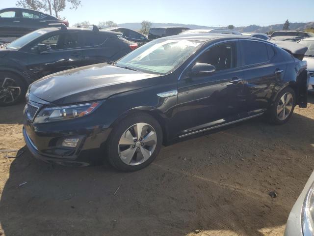 KIA OPTIMA HYB 2015 black  hybrid engine KNAGN4AD8F5084201 photo #1