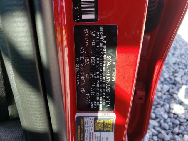 2024 KIA FORTE LX - 3KPF24AD1RE776056
