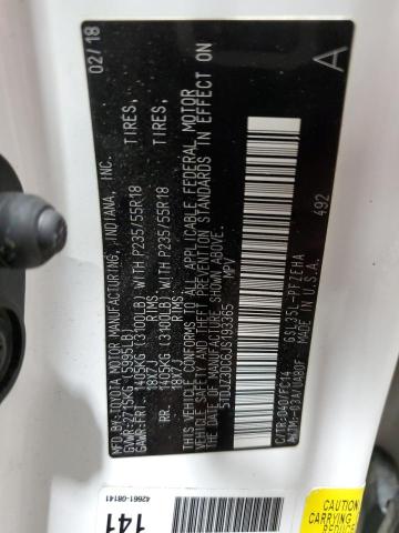 2018 TOYOTA SIENNA LE - 5TDJZ3DC6JS193365