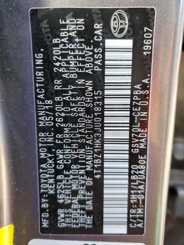 2018 TOYOTA CAMRY XSE - 4T1BZ1HK3JU018315