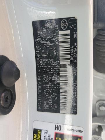 2016 TOYOTA COROLLA L - 2T1BURHE4GC745528