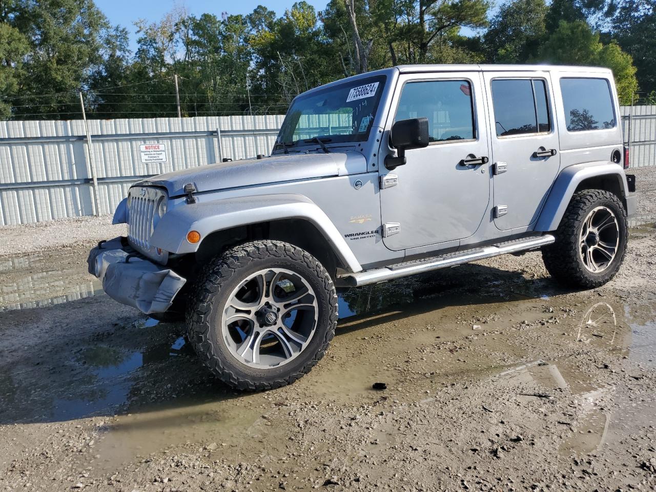 JEEP WRANGLER U 2013 gray 4dr spor flexible fuel 1C4BJWEG7DL667487 photo #1