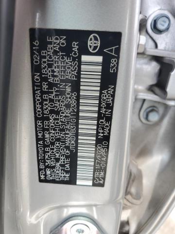 2016 TOYOTA PRIUS C - JTDKDTB31G1123896