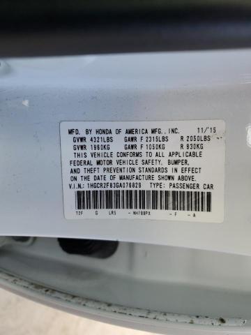 2016 HONDA ACCORD EXL - 1HGCR2F83GA076829