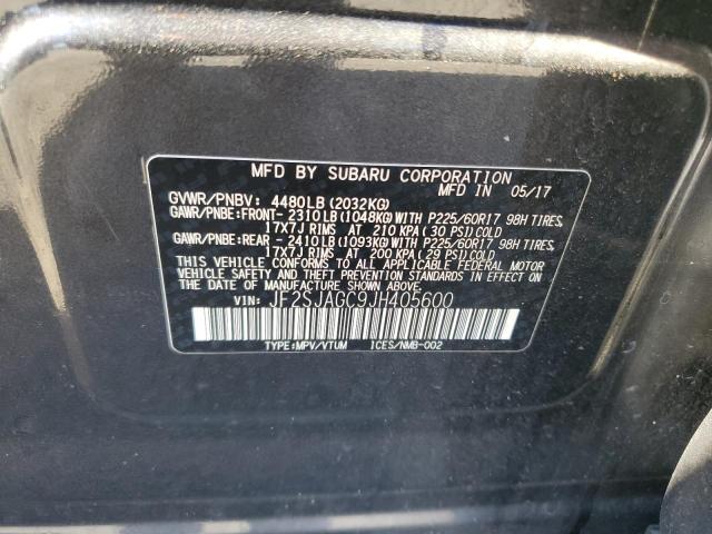 2018 SUBARU FORESTER 2 - JF2SJAGC9JH405600