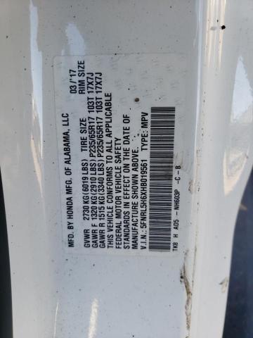 2017 HONDA ODYSSEY EX - 5FNRL5H6XHB019561