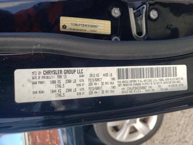 VIN 1C4NJPCB4ED508867 2014 Jeep Patriot, Limited no.13