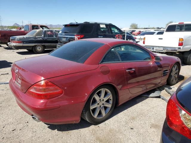 MERCEDES-BENZ SL 500 2004 red  gas WDBSK75F94F071014 photo #4