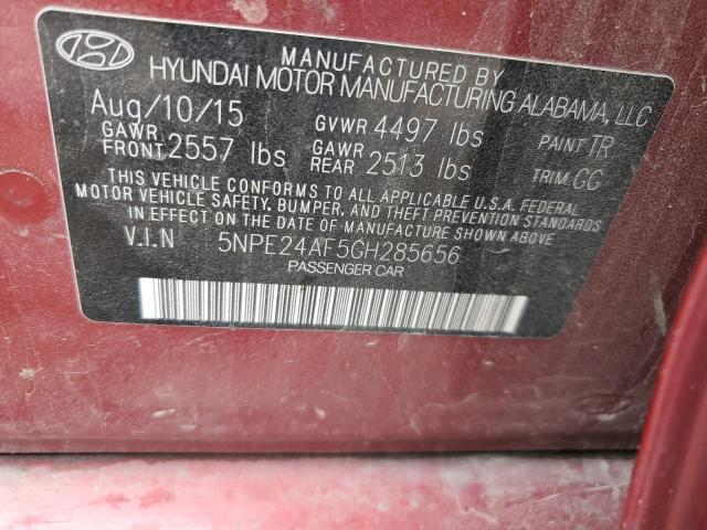 2016 HYUNDAI SONATA SE - 5NPE24AF5GH285656